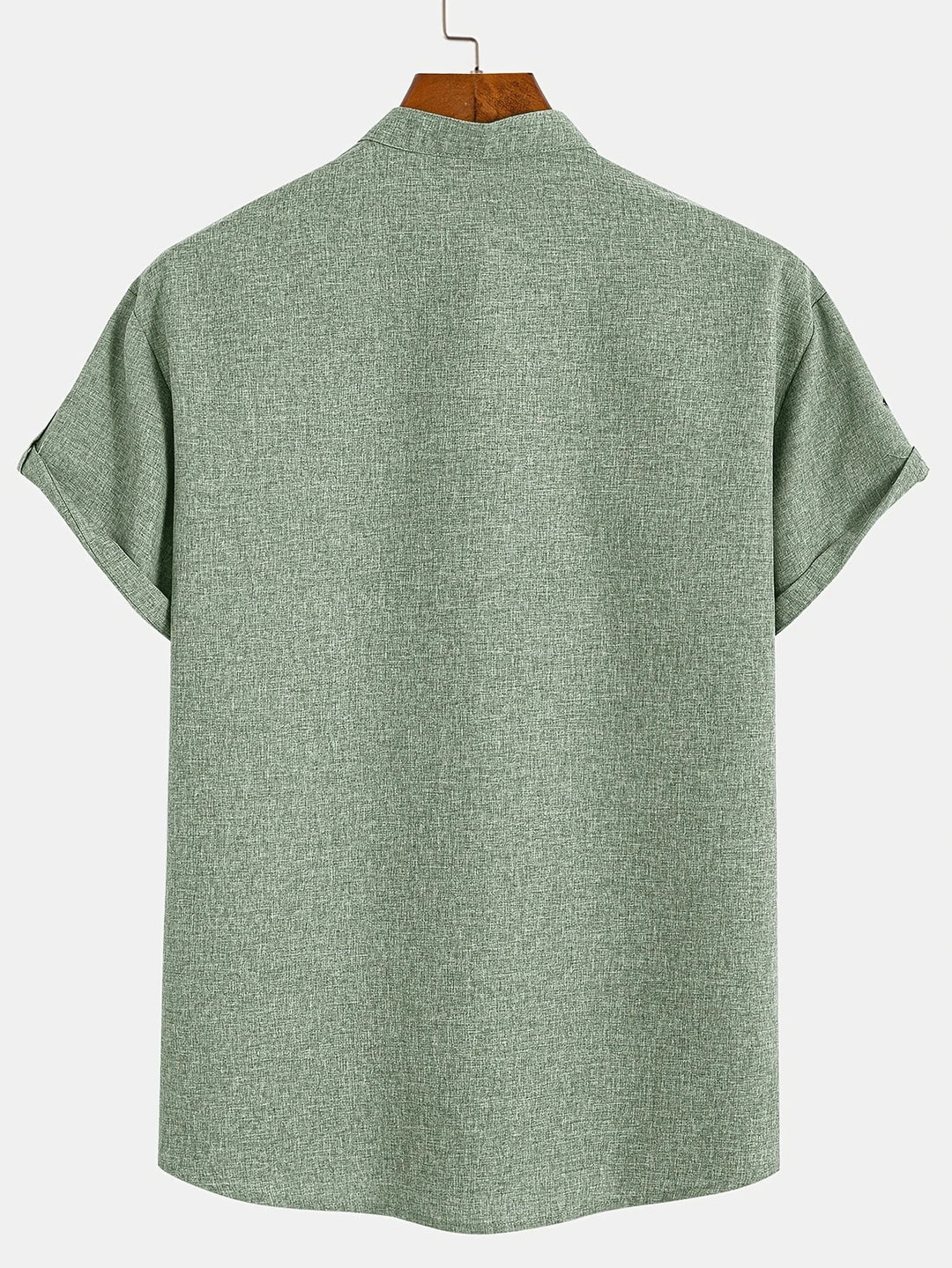 Hayes | Elegante Kurzarmbluse mit Stehkragen