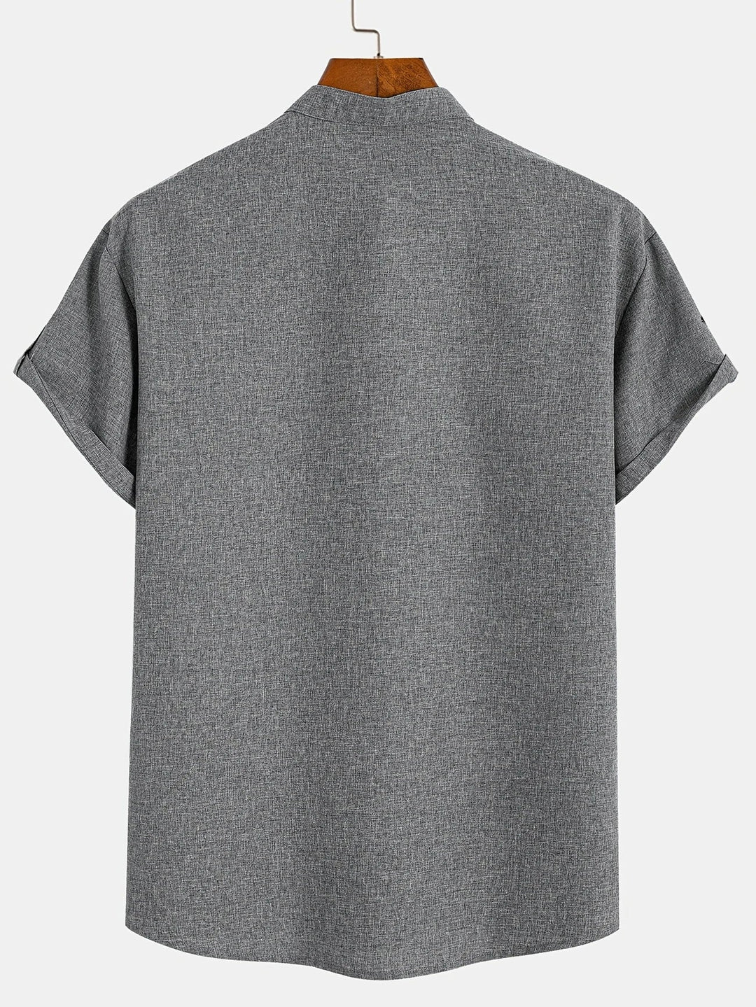 Hayes | Elegante Kurzarmbluse mit Stehkragen