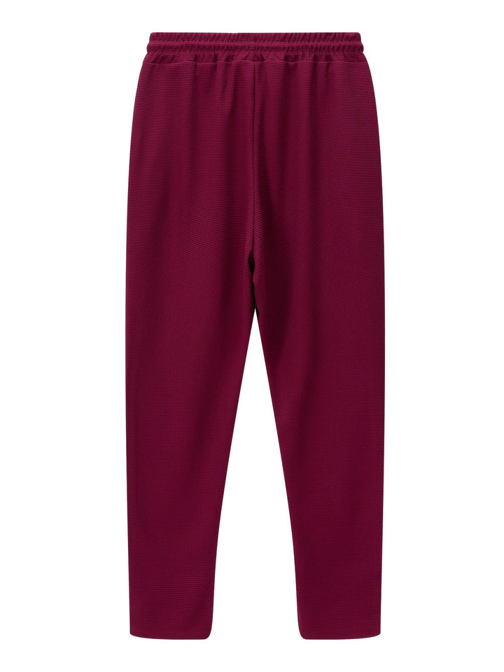 Yaxolt | Texturierte Hose mit Relaxed Fit und maximalem Komfort