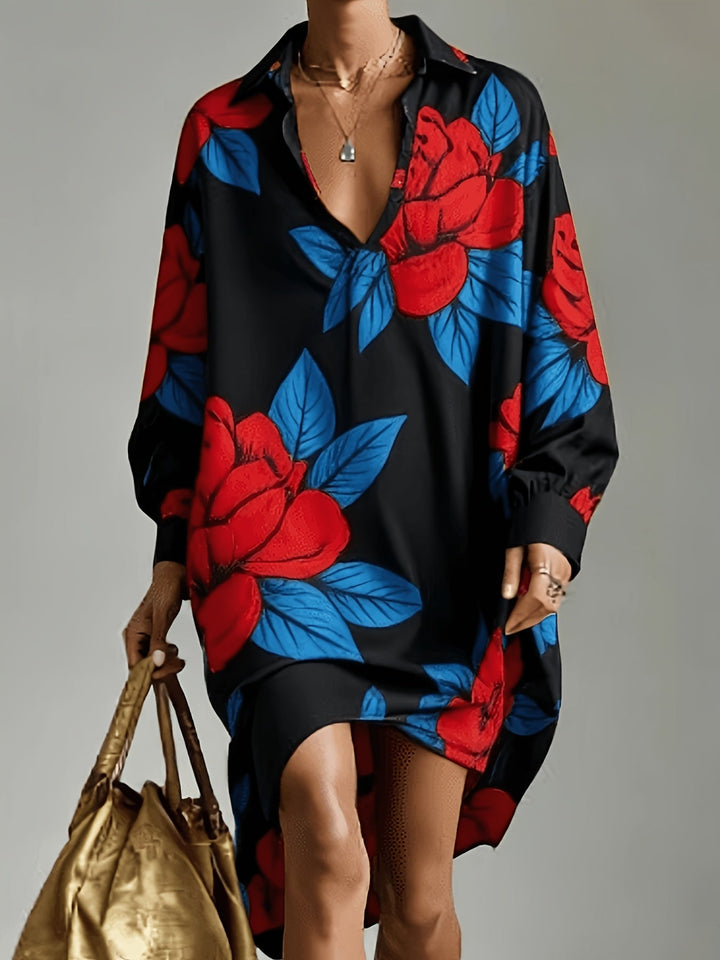 Madison | Französischer Stil Druckbluse mit lässigem Schnitt und eleganter Ausstrahlung