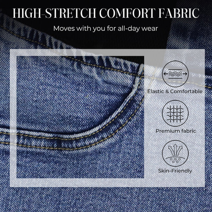 Yara | Hochtaillierte Damenjeans mit elastischen Beinen