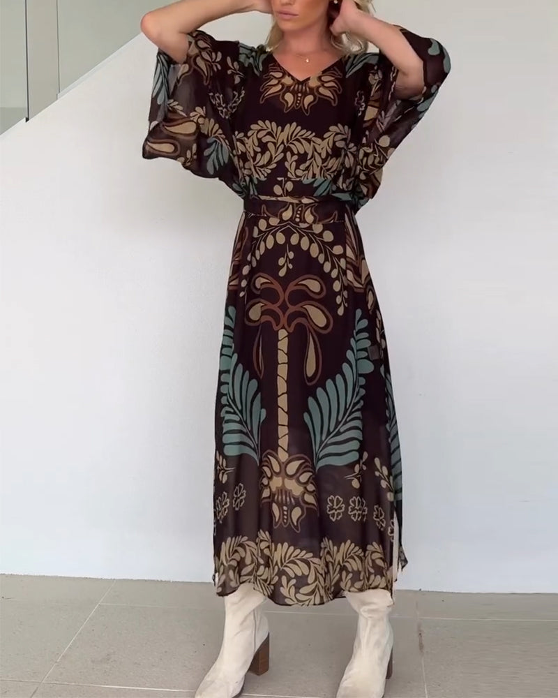 Ilia | Maxikleid aus atmungsaktivem Baumwollmix