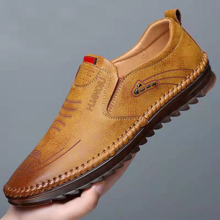 Pravino | Bequeme Leder-Tennis mit rutschfester Sohle