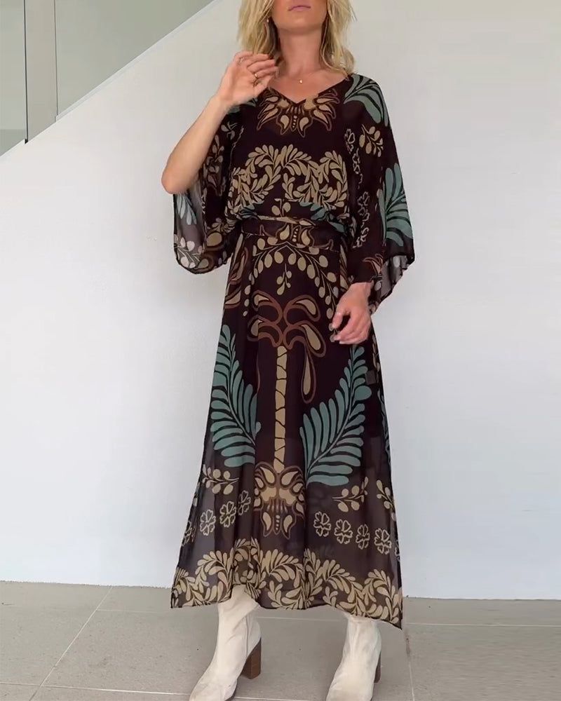 Ilia | Maxikleid aus atmungsaktivem Baumwollmix