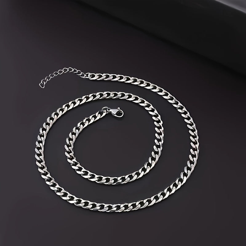 Tennyson | Urban Modern Style Chain Necklace and Bracelet Set