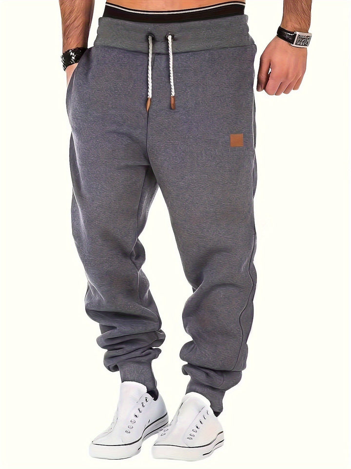 Rovanto | Slim Fit Herren Casual-Hosen mit verstellbarem Bund für Herbst und Winter