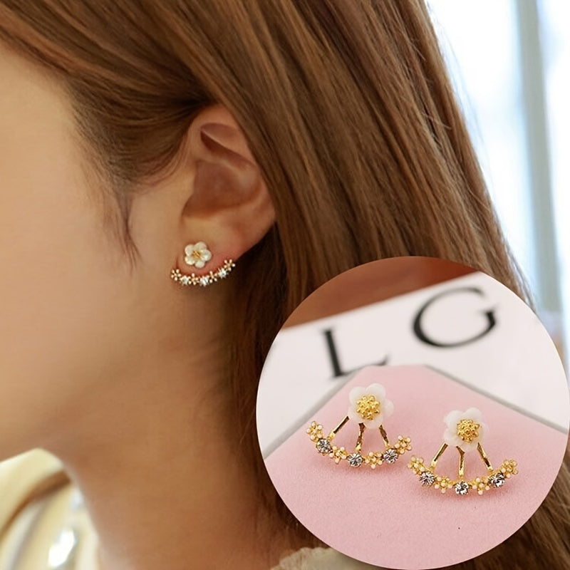 Faye | Elegante Blumen-Ohrringe im Koreanischen Stil