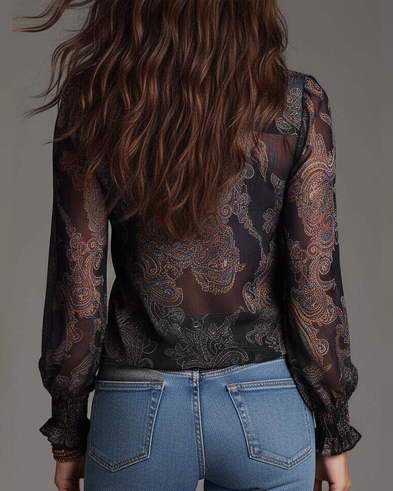 Arden | Elegante Bluse mit halbem Reißverschluss und modernem Schnitt
