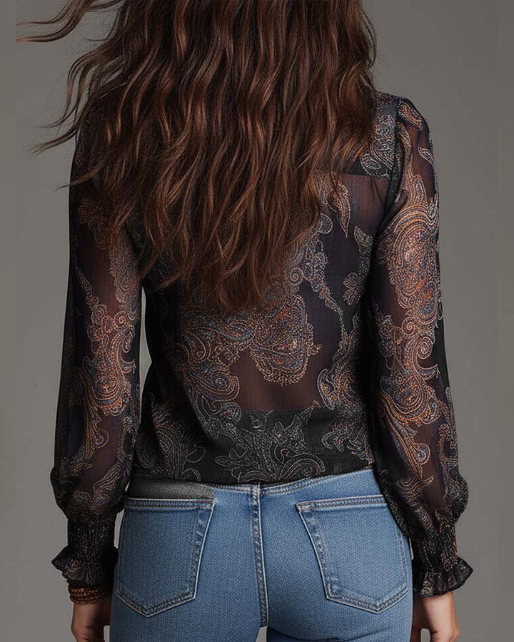 Arden | Elegante Bluse mit halbem Reißverschluss und modernem Schnitt