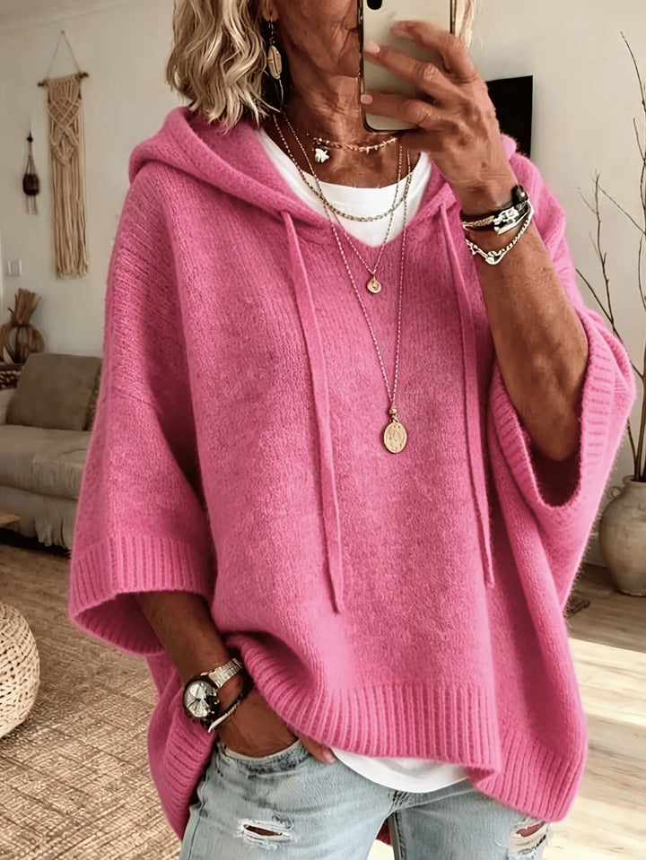 Celestine | Oversize Hoodie mit Kurzarm