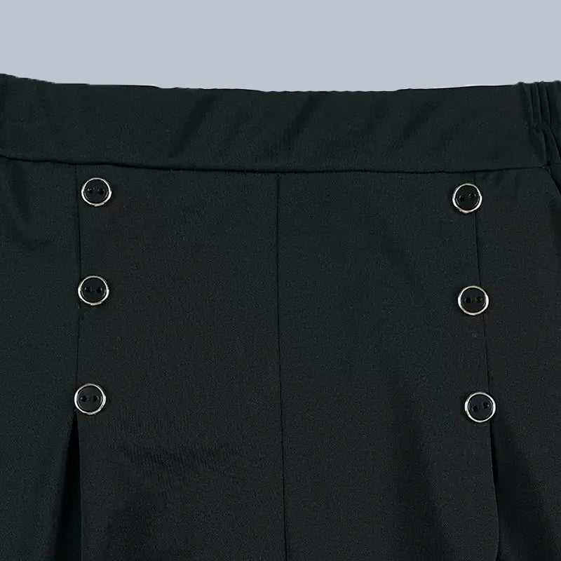Nell | Elegante plissierte Hosen mit weitem Bein