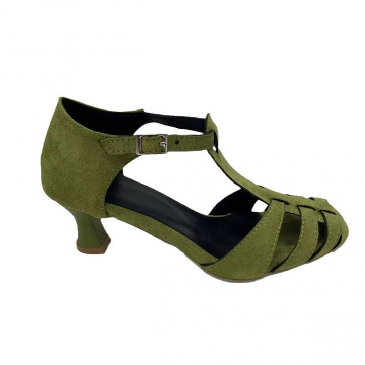 Skylar | Sandalen mit Absatz, Riemen und Schnalle