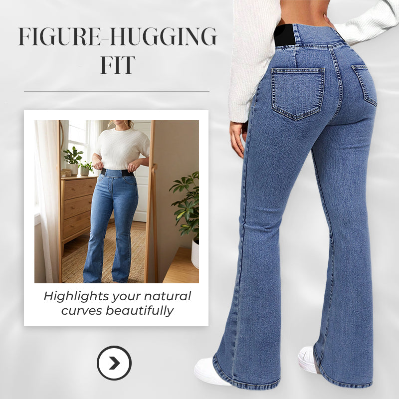 Yara | Hochtaillierte Damenjeans mit elastischen Beinen