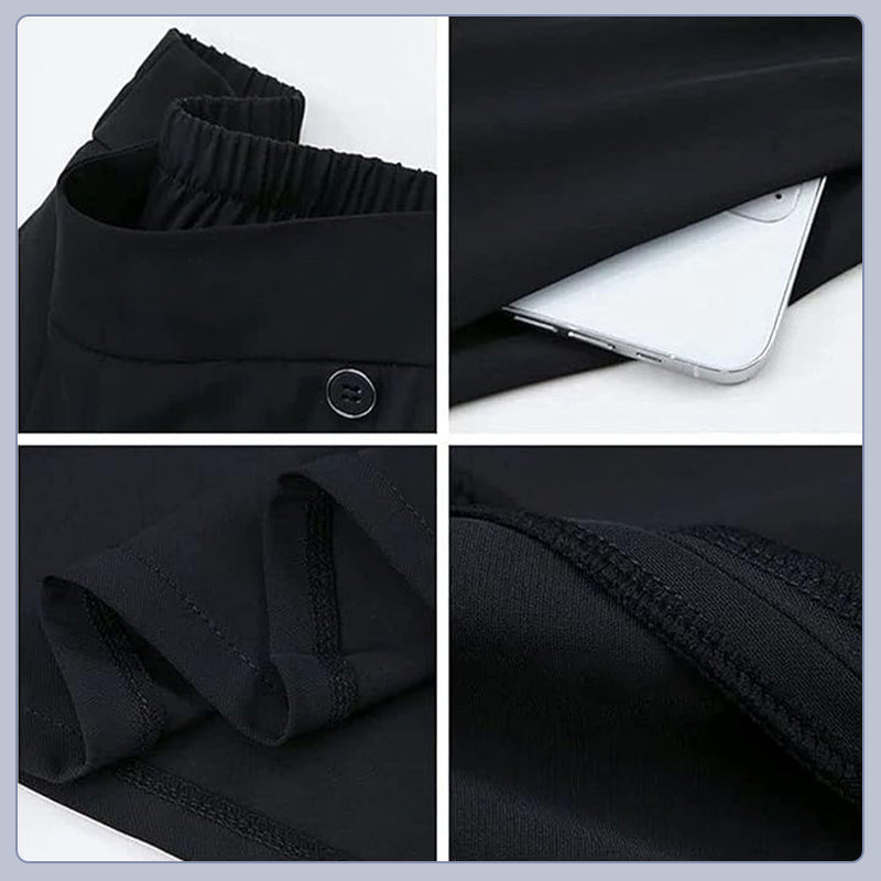 Nell | Elegante plissierte Hosen mit weitem Bein