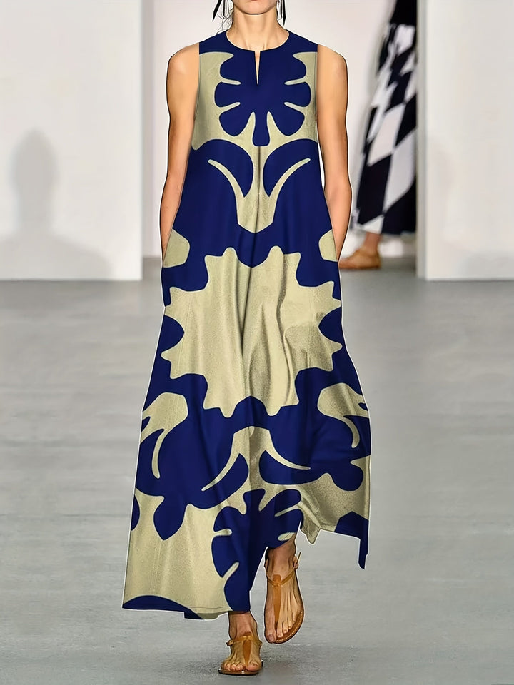 Giana | Bohemian Kleid mit V-Ausschnitt und weitem Schnitt