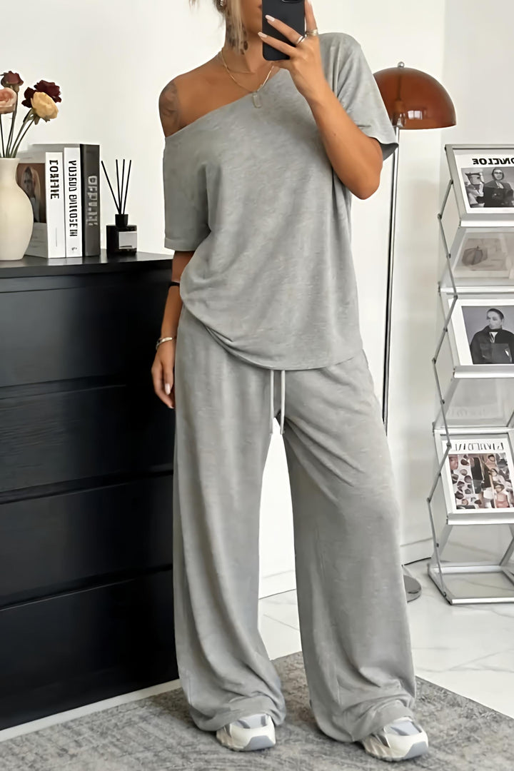 Jory | Zweiteiliges Off-Shoulder-Set für Frauen