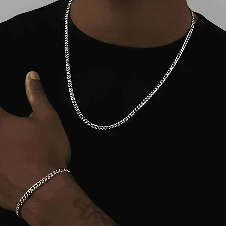 Tennyson | Urban Modern Style Chain Necklace and Bracelet Set