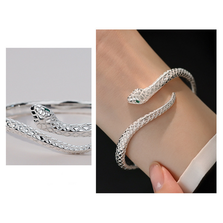 Cynthia | Brazalete de Serpiente con Diseño Vintage y Estilo Elegante
