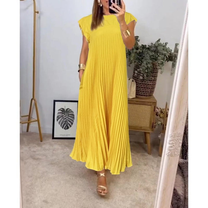 Elara | Elegantes Kleid mit fließendem Schnitt und sanftem Fall im modernen Stil