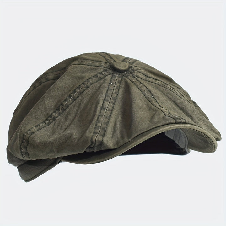 Kavento | Vintage Octagonal Cotton Cap mit klassischem Schirm