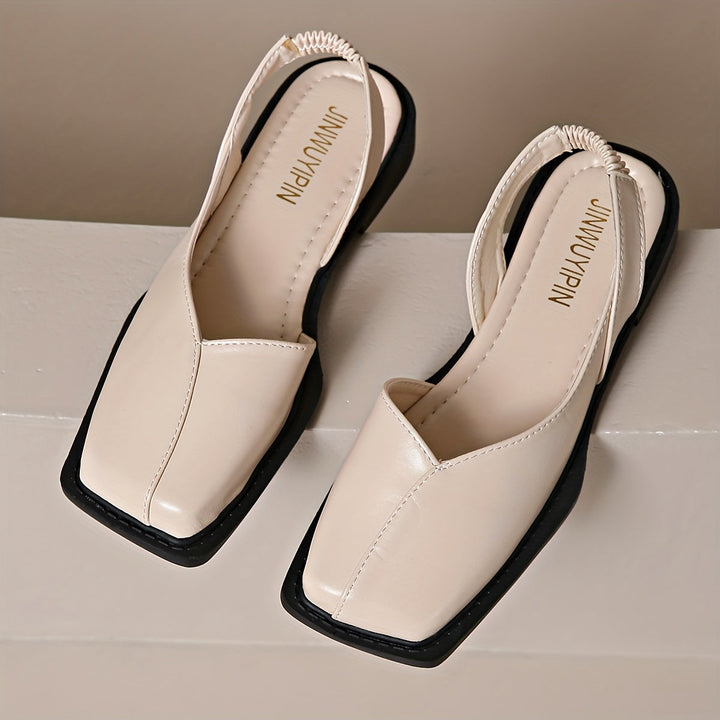 Darya | Elegante Sandalen mit Blockabsatz und Quadratischer Spitze