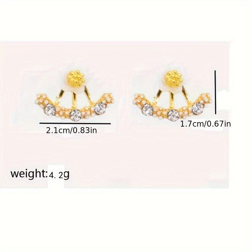 Faye | Elegante Blumen-Ohrringe im Koreanischen Stil