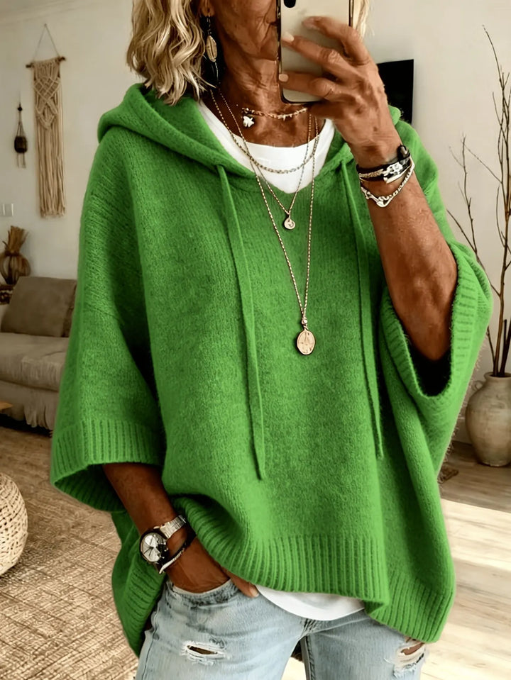 Celestine | Oversize Hoodie mit Kurzarm