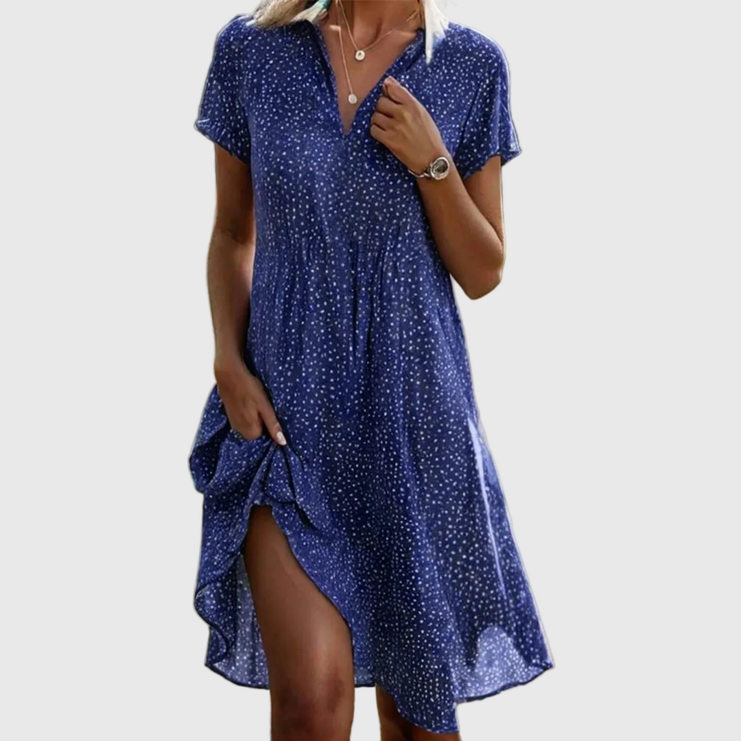 Vorella | Elegantes Midi-Kleid mit modernem und sophisticated Stil