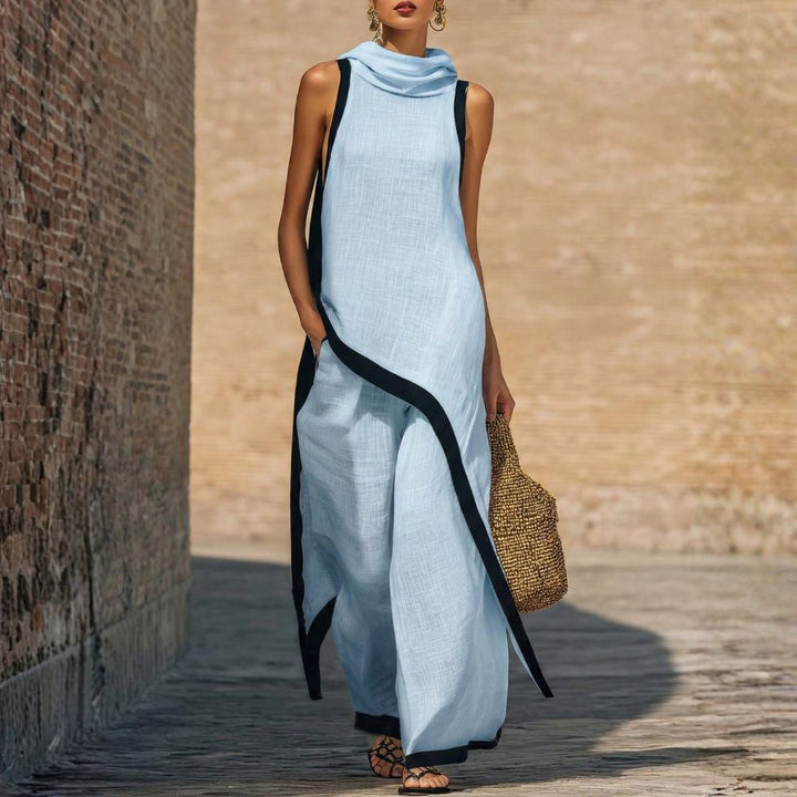 Cressa | Elegantes Leinen-Set mit Bluse und lockeren Hosen