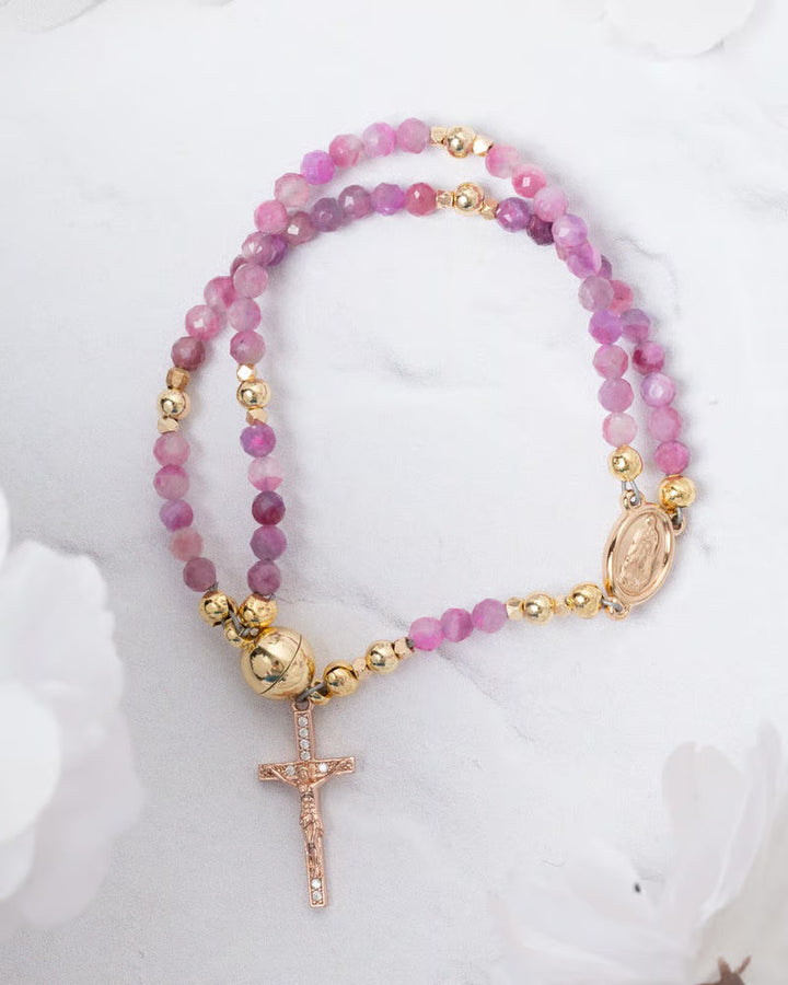 Ysolde | Pulsera de Cuentas con Diseño Clásico y Estilo Espiritual