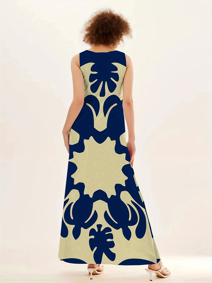 Giana | Bohemian Kleid mit V-Ausschnitt und weitem Schnitt