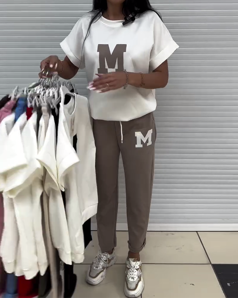 Dorella | Damen-Set, lässig, modern, gemustert