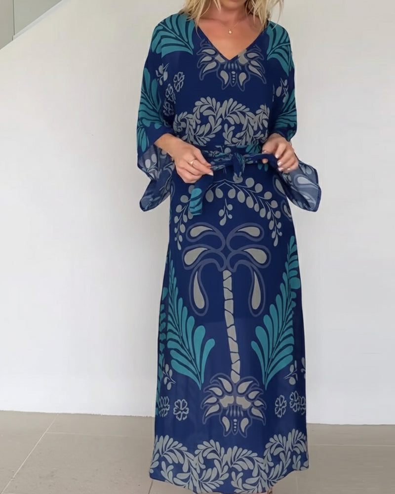 Ilia | Maxikleid aus atmungsaktivem Baumwollmix