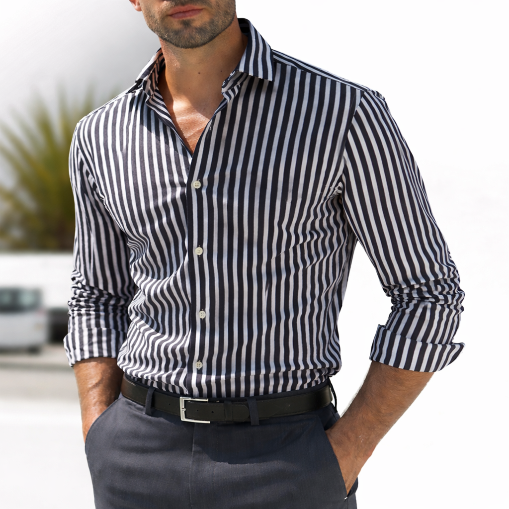 Haveroq | Elegantes, tailliertes Hemd für Herren