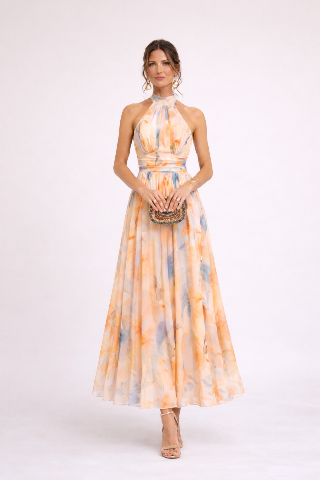 Quincy | Halterkleid Aquarell
