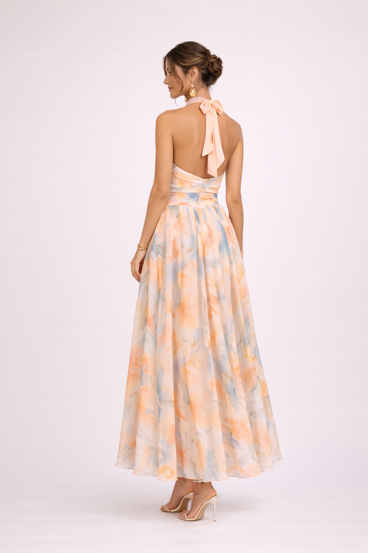 Quincy | Halterkleid Aquarell