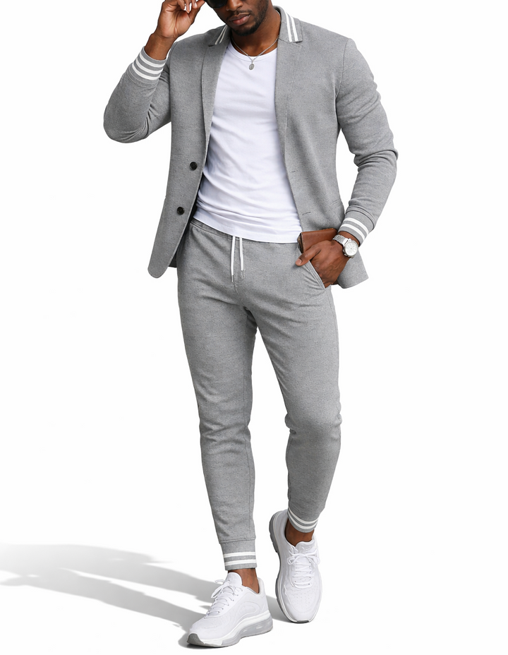 Durello | Flexible Passform Blazer und Hosen-Set für Herren