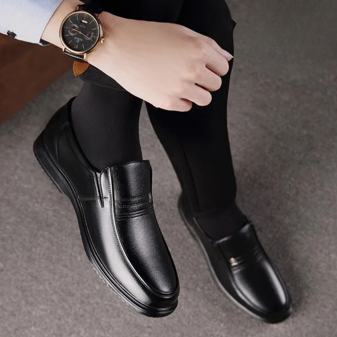 Falviero | Herrenleder-Schuhe im klassischen Stil