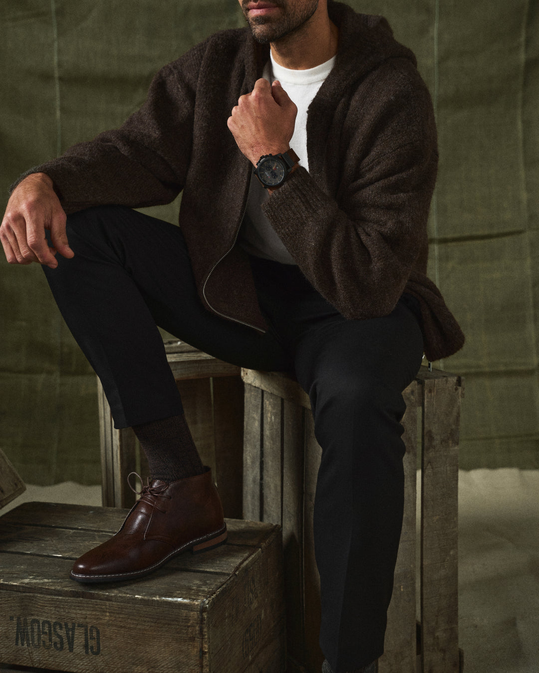 Helvaro | Herren Lederstiefel im urbanen Stil