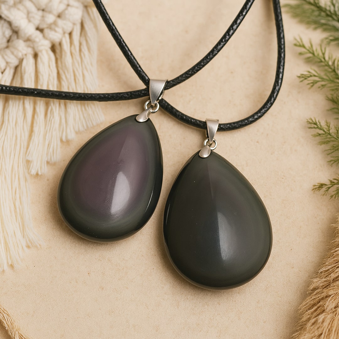Skye | Anhänger aus Obsidian mit Himmelauge