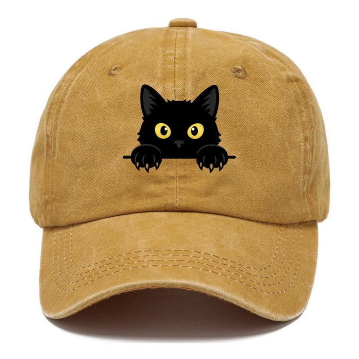 Quinnley | Schwarze Katze - Klassische Mütze