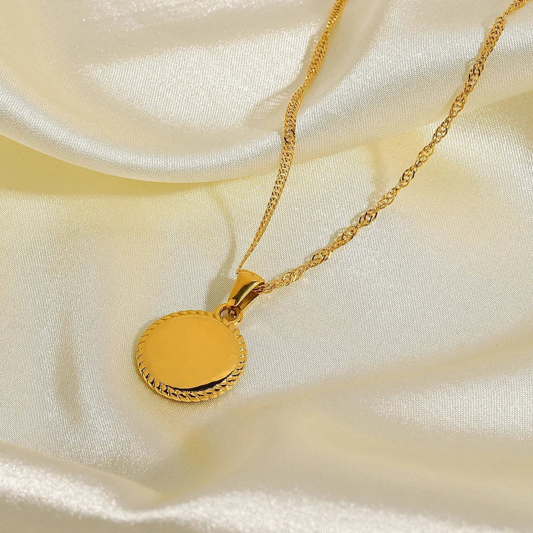 Monica | Halskette mit Medaille des Schutzengels