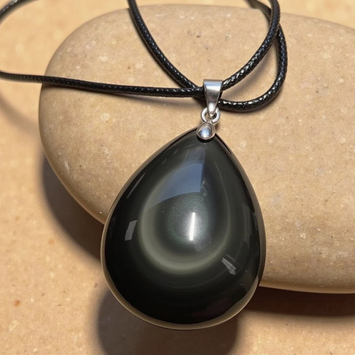 Skye | Anhänger aus Obsidian mit Himmelauge
