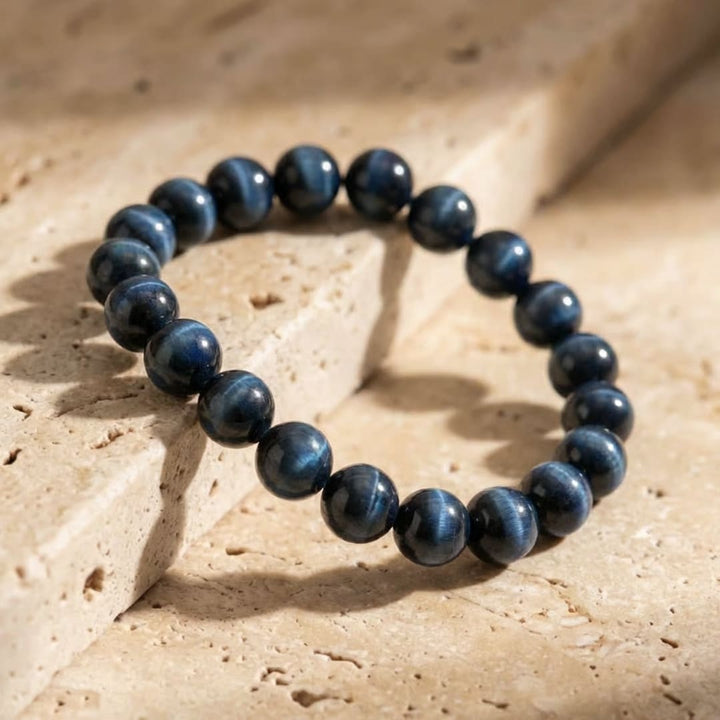 Delirae | Armband "Schutzengel" aus Falkenauge