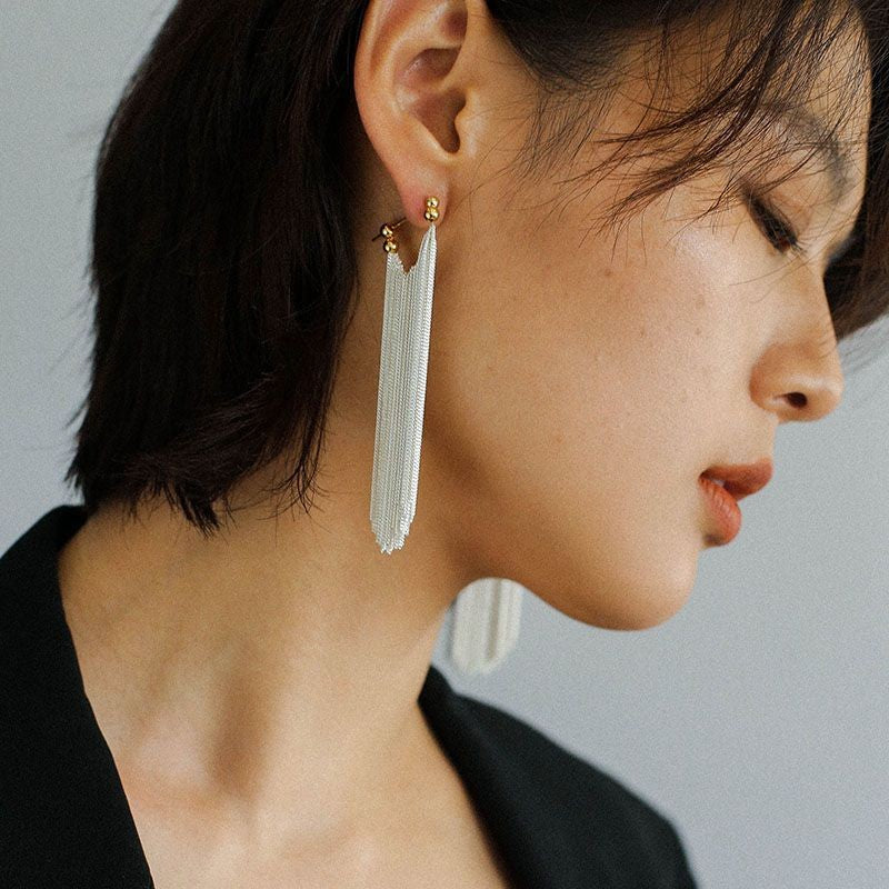 Ursa | Dynamisches Kaskaden-Quasten Schmuck-Set