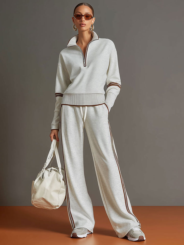 Ansley | Strickset mit weitem Hosen