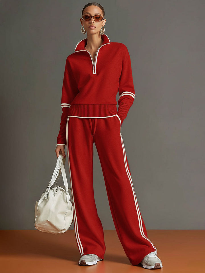 Ansley | Strickset mit weitem Hosen