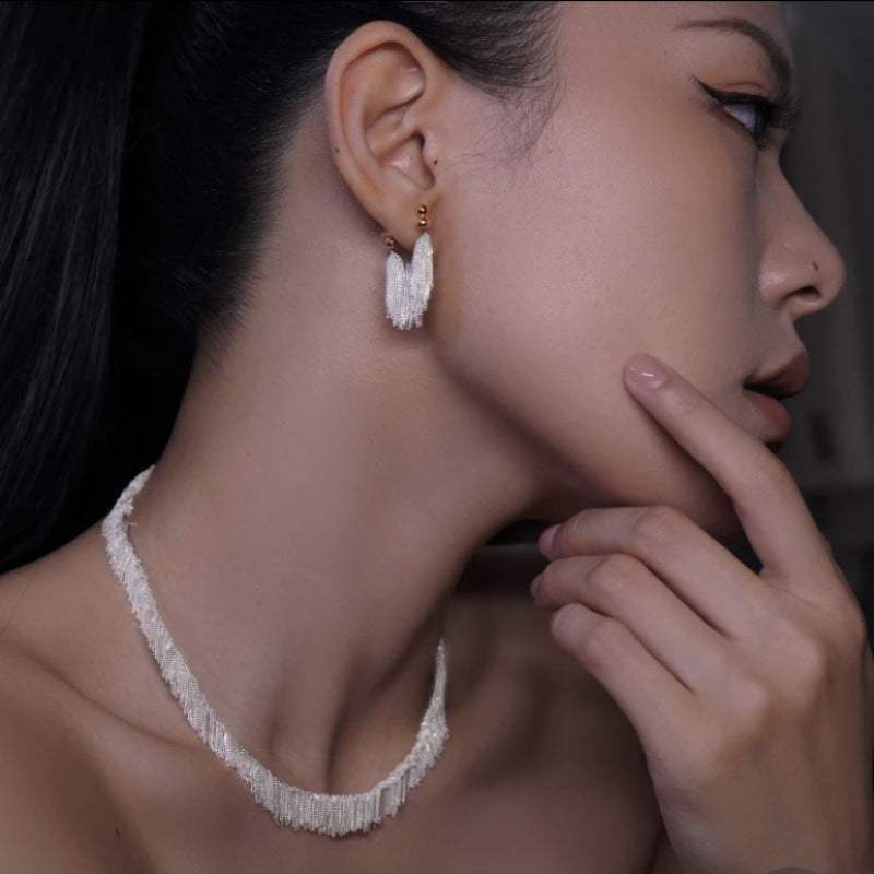 Ursa | Dynamisches Kaskaden-Quasten Schmuck-Set