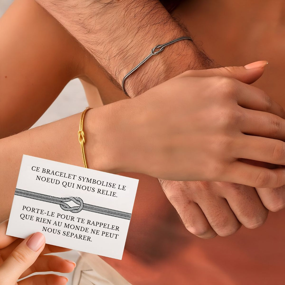 Coravanté | Personalisierbares Knotenarmband mit elegantem Touch