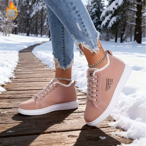 Josephine | Botines Acolchados con Estampado Floral y Forro Cálido